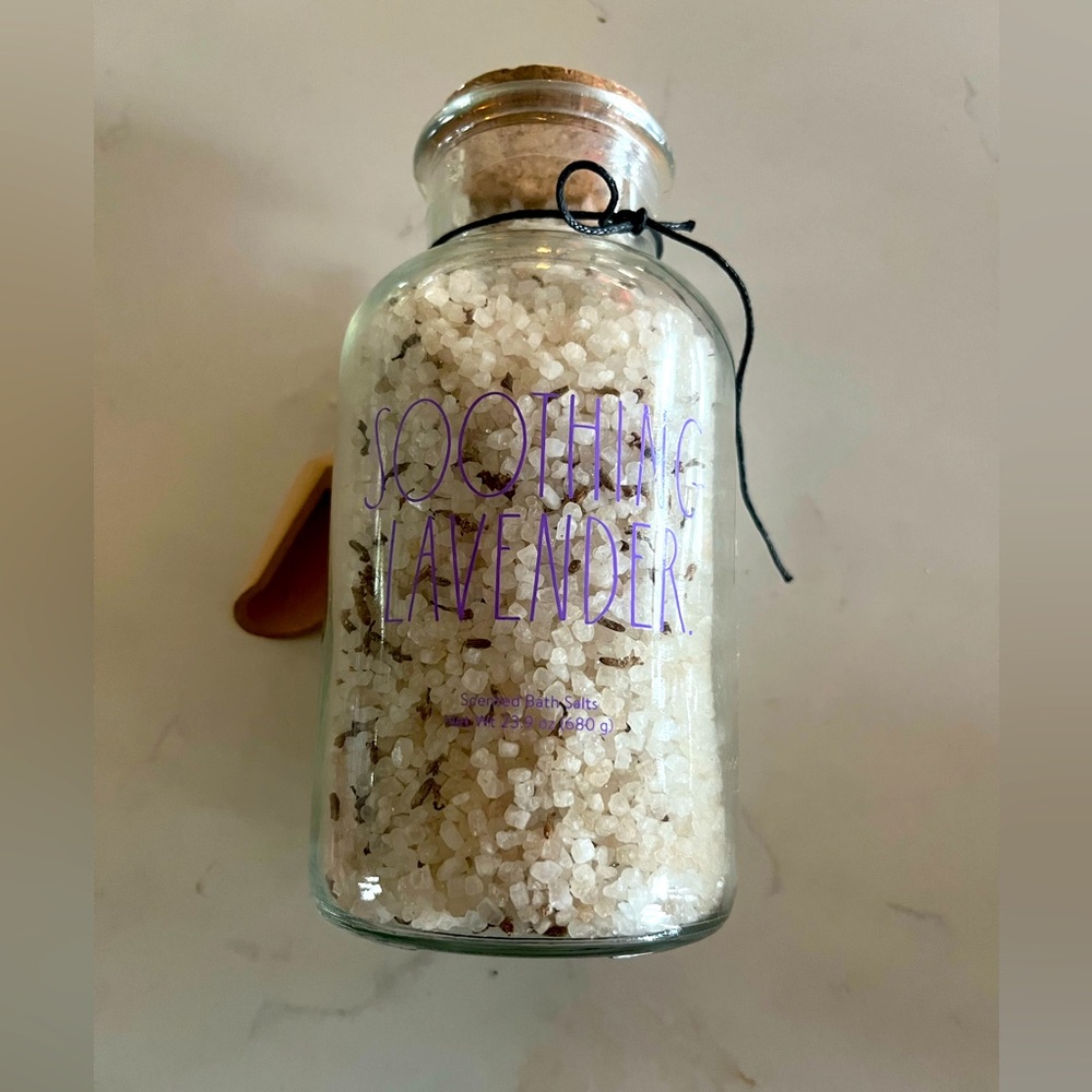 NWT Rae Dunn Soothing Lavender scented bath salts
